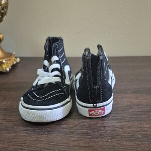 Vans Kids Black High-Top Sneakers